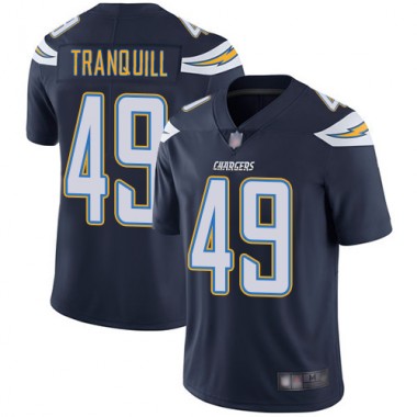 Los Angeles Chargers NFL Football Drue Tranquill Navy Blue Jersey Youth Limited #49 Home Vapor Untouchable->youth nfl jersey->Youth Jersey